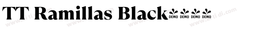 TT Ramillas Black字体转换